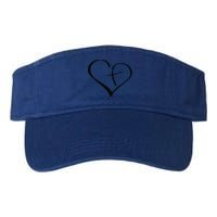 Christian Heart Jesus Cross Religious Gifts Christian Valucap Bio-Washed Visor