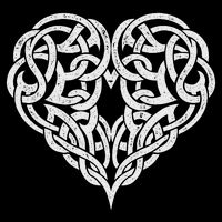 Celtic Heart Knot Tattoo Cooling Performance Crew T-Shirt