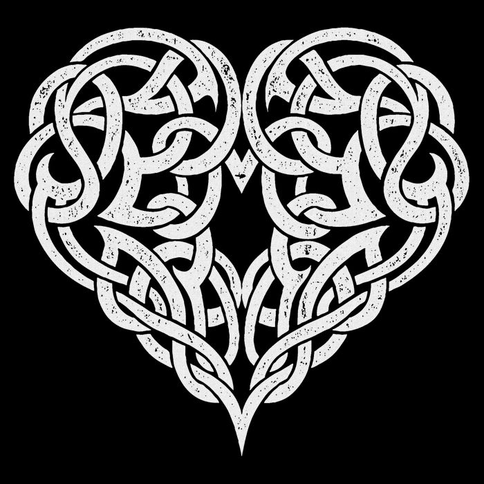 Celtic Heart Knot Tattoo Cooling Performance Crew T-Shirt