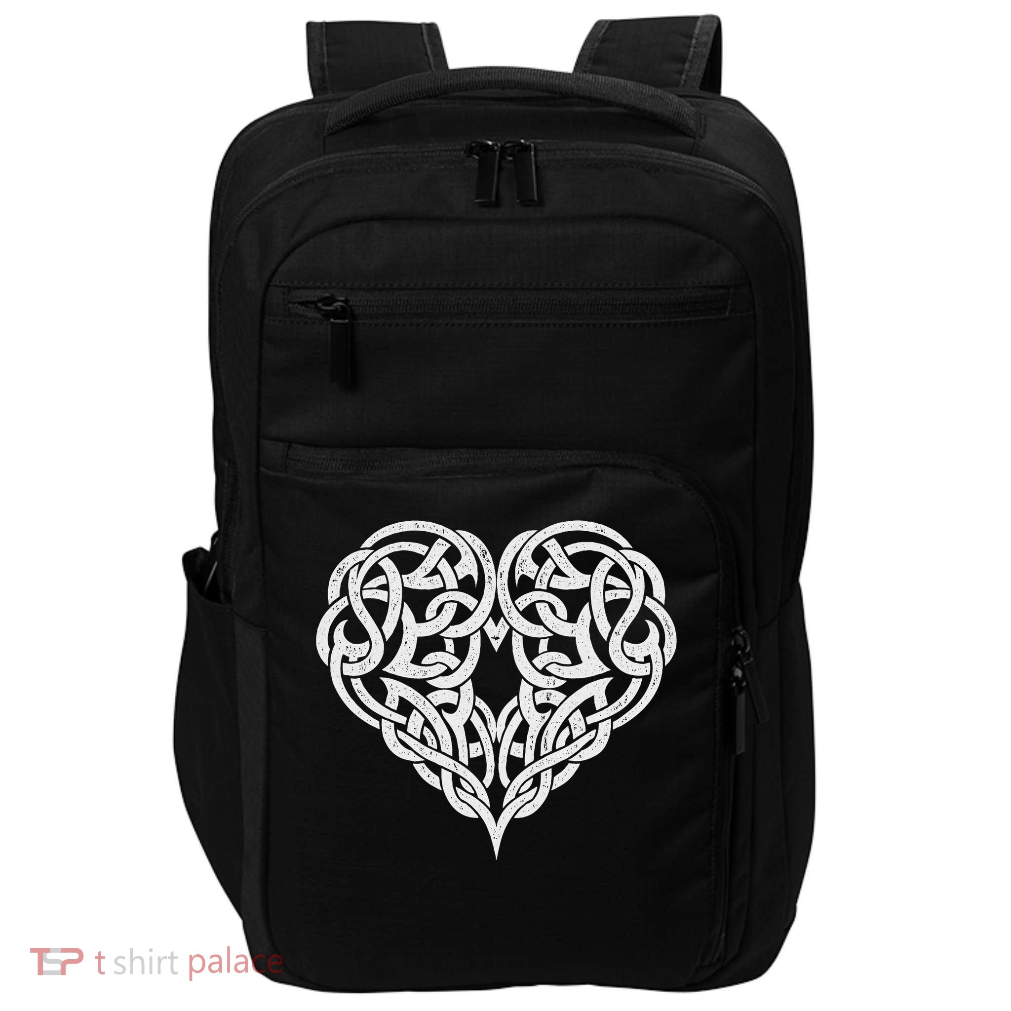 Celtic Heart Knot Tattoo Impact Tech Backpack