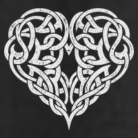 Celtic Heart Knot Tattoo Adult Drive Performance Visor