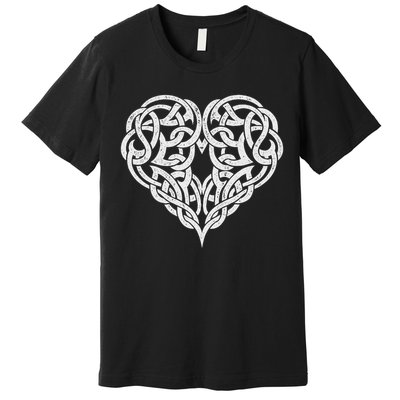 Celtic Heart Knot Tattoo Premium T-Shirt