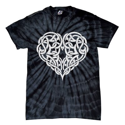 Celtic Heart Knot Tattoo Tie-Dye T-Shirt