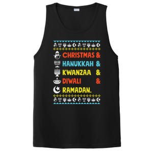 Christmas Hanukkah Kwanzaa Diwali Ramadan Funny Ugly Xmas Meaningful Gift PosiCharge Competitor Tank