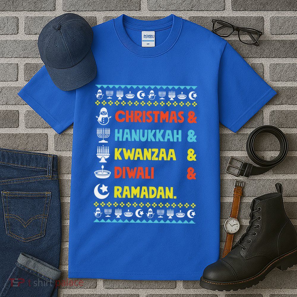 Christmas Hanukkah Kwanzaa Diwali Ramadan Funny Ugly Xmas Meaningful Gift Tall T-Shirt