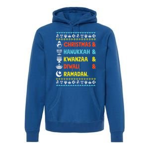 Christmas Hanukkah Kwanzaa Diwali Ramadan Funny Ugly Xmas Meaningful Gift Premium Hoodie