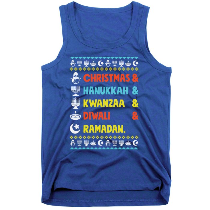 Christmas Hanukkah Kwanzaa Diwali Ramadan Funny Ugly Xmas Meaningful Gift Tank Top