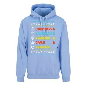 Christmas Hanukkah Kwanzaa Diwali Ramadan Funny Ugly Xmas Meaningful Gift Unisex Surf Hoodie