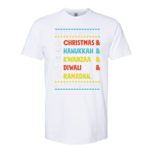 Christmas Hanukkah Kwanzaa Diwali Ramadan Funny Ugly Xmas Meaningful Gift Softstyle CVC T-Shirt