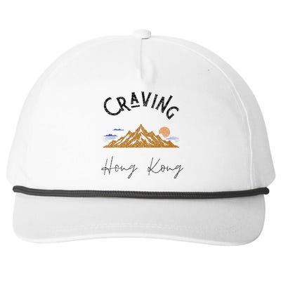 Craving Hong Kong Vintage Vacation Snapback Five-Panel Rope Hat