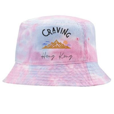 Craving Hong Kong Vintage Vacation Tie-Dyed Bucket Hat