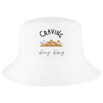 Craving Hong Kong Vintage Vacation Cool Comfort Performance Bucket Hat