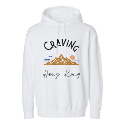 Craving Hong Kong Vintage Vacation Garment-Dyed Fleece Hoodie