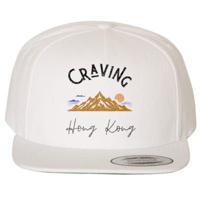 Craving Hong Kong Vintage Vacation Wool Snapback Cap