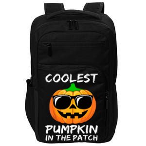 Cute Halloween Kids Coolest Pumpkin In The Patch Glasses Teens Gift Impact Tech Backpack