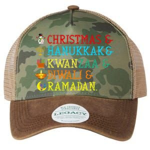 Christmas Hanukkah Kwanzaa Diwali Ramadan Legacy Tie Dye Trucker Hat