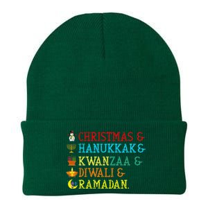 Christmas Hanukkah Kwanzaa Diwali Ramadan Knit Cap Winter Beanie