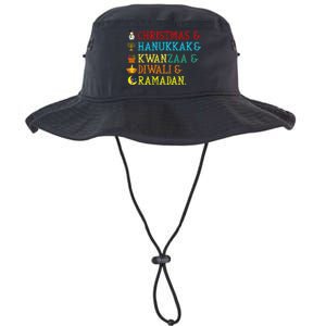 Christmas Hanukkah Kwanzaa Diwali Ramadan Legacy Cool Fit Booney Bucket Hat