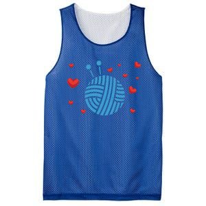 Crocheter Hearts Knitter Crocheting Lover Knit Yarn Knitting Funny Gift Mesh Reversible Basketball Jersey Tank