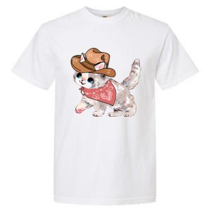 Cowboy Howdy Kitty Cute Cat Lover Western Trending Gift Idea Garment-Dyed Heavyweight T-Shirt