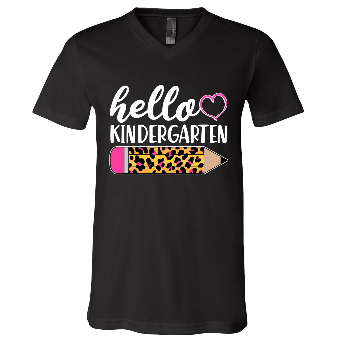 Cute Hello Kindergarten V-Neck T-Shirt