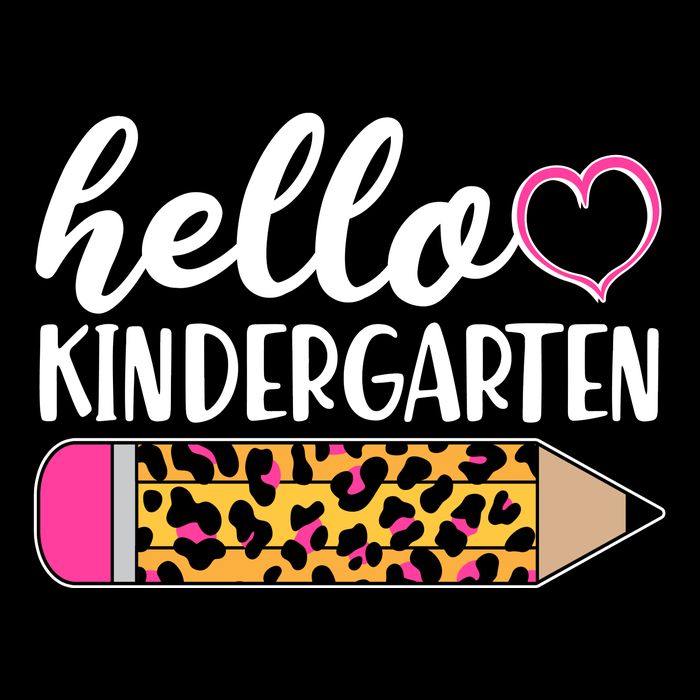 Cute Hello Kindergarten Sustainable Bucket Hat
