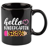 Cute Hello Kindergarten 11oz C Handle Ceramic Mug