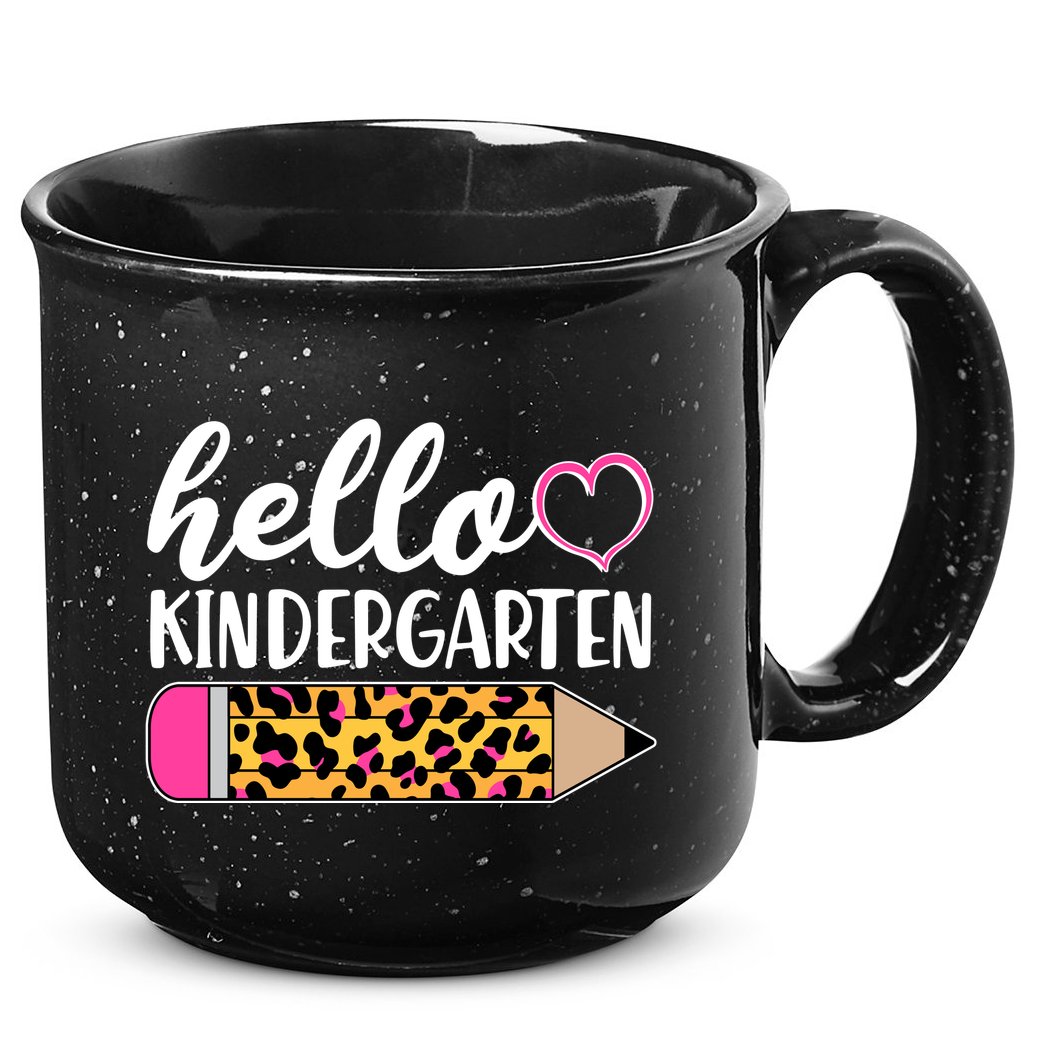 Cute Hello Kindergarten 15oz Campfire Ceramic Mug