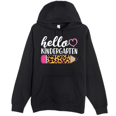 Cute Hello Kindergarten Premium Pullover Hoodie
