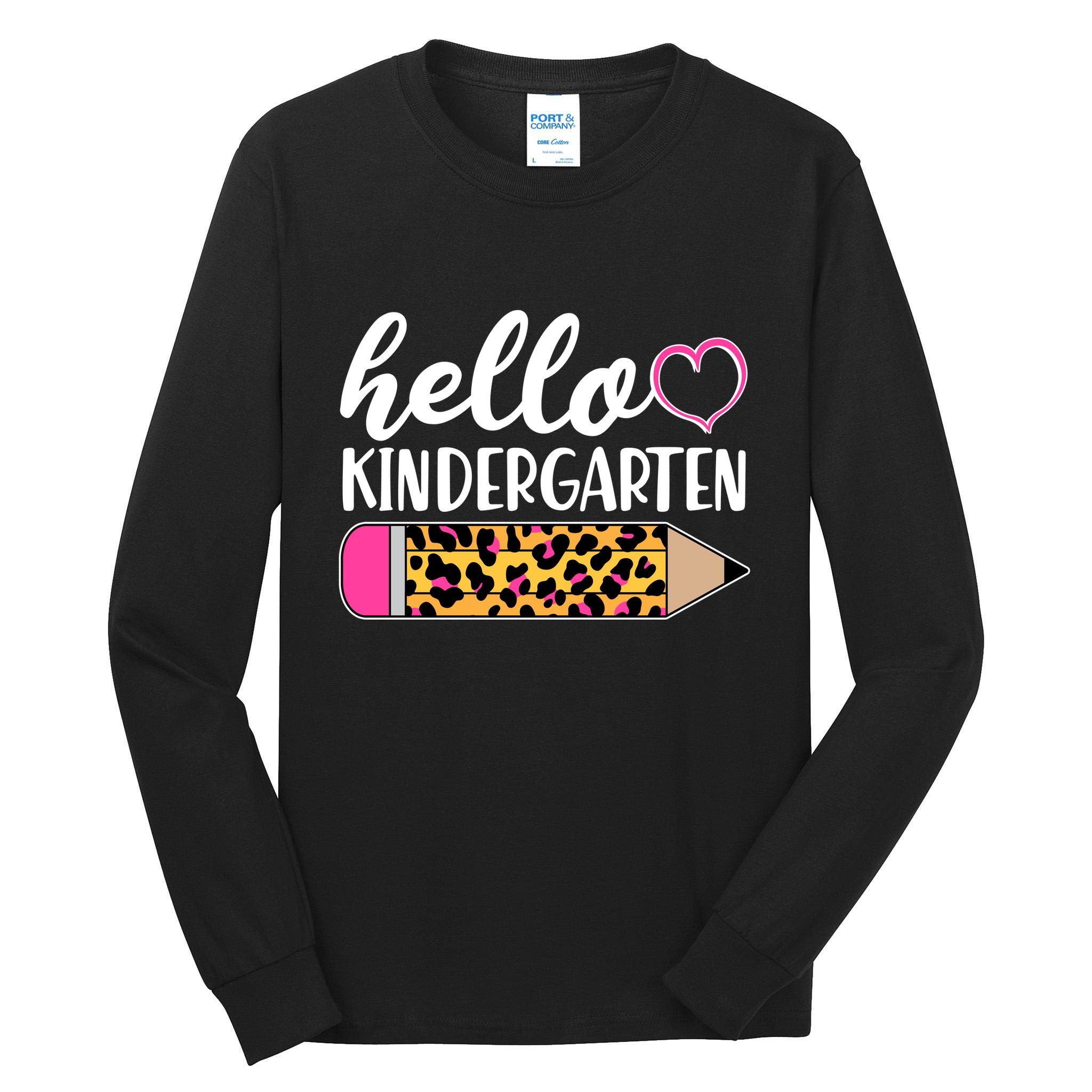 Cute Hello Kindergarten Tall Long Sleeve T-Shirt