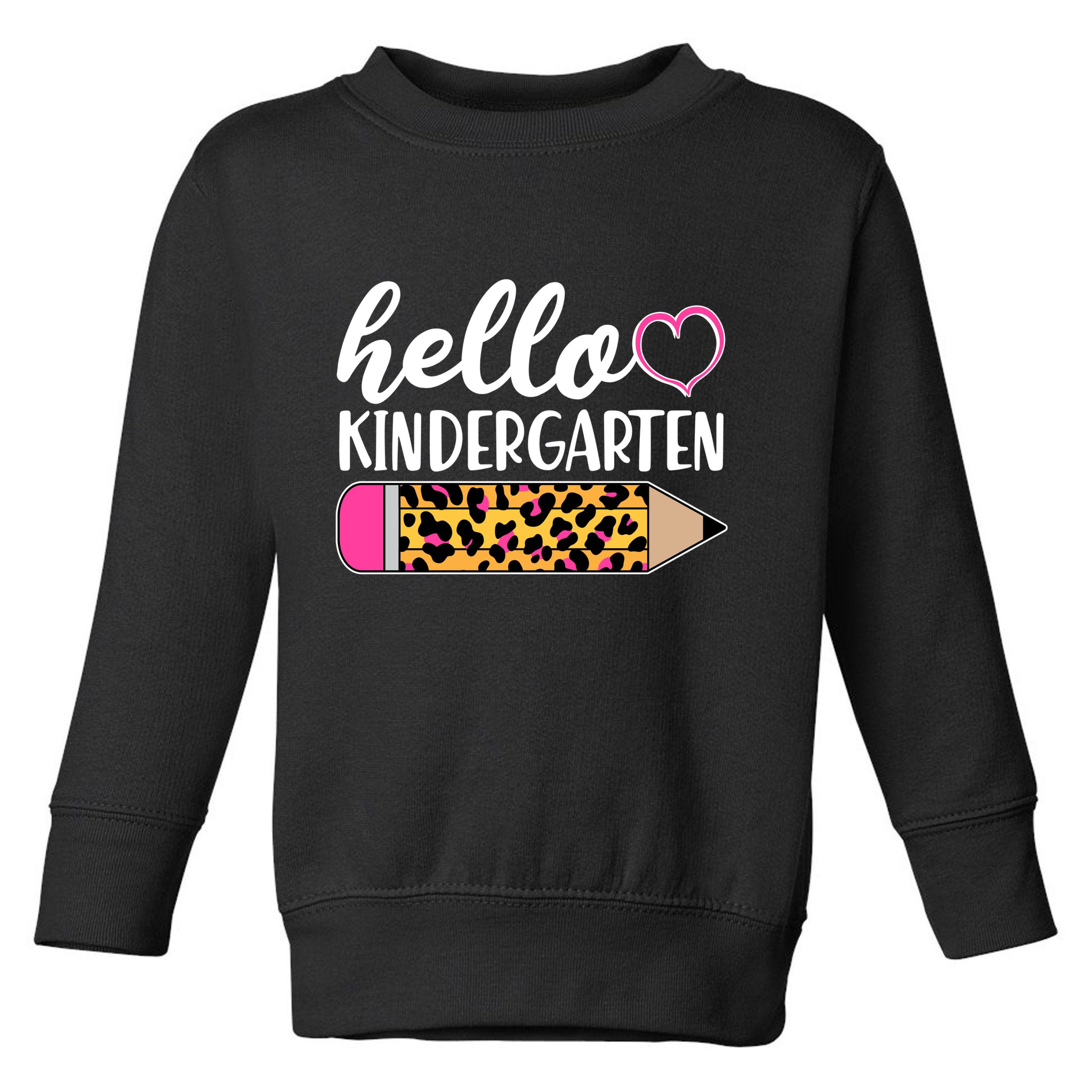 Cute Hello Kindergarten Toddler Sweatshirt
