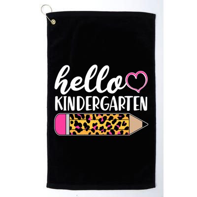Cute Hello Kindergarten Golf Towel
