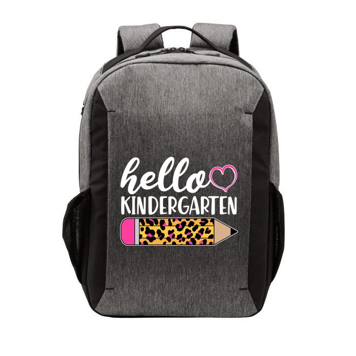 Cute Hello Kindergarten Vector Backpack