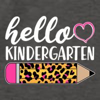 Cute Hello Kindergarten Vector Backpack