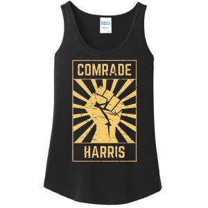 Comrade Harris Kamunism 2024 Communist Kamala Harris Ladies Essential Tank