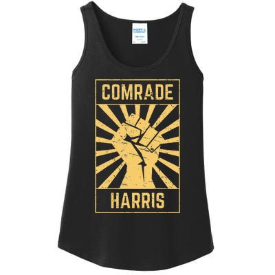 Comrade Harris Kamunism 2024 Communist Kamala Harris Ladies Essential Tank