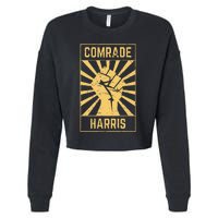 Comrade Harris Kamunism 2024 Communist Kamala Harris Cropped Pullover Crew