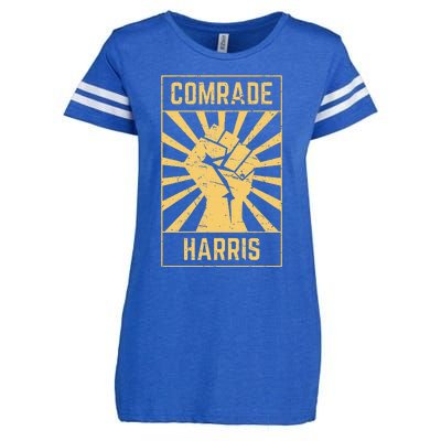 Comrade Harris Kamunism 2024 Communist Kamala Harris Enza Ladies Jersey Football T-Shirt