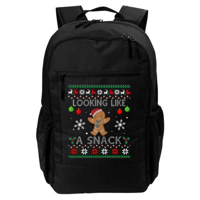 Chirstmas Holiday Looking Like A Snack Ugly Xmas Sweater  Daily Commute Backpack