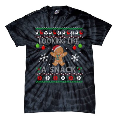 Chirstmas Holiday Looking Like A Snack Ugly Xmas Sweater  Tie-Dye T-Shirt