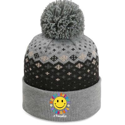 Cute Happy Last Day Of School Principal Life Pregiftk Preschool Gift The Baniff Cuffed Pom Beanie