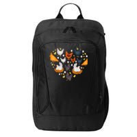 Chickens Heart Love Chicken Lady Farmer Gift City Backpack