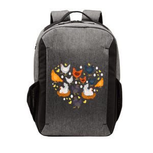 Chickens Heart Love Chicken Lady Farmer Gift Vector Backpack