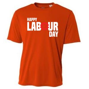 Canada Happy Labour Day Celebration Of Labor Day Laboring Gift Cooling Performance Crew T-Shirt