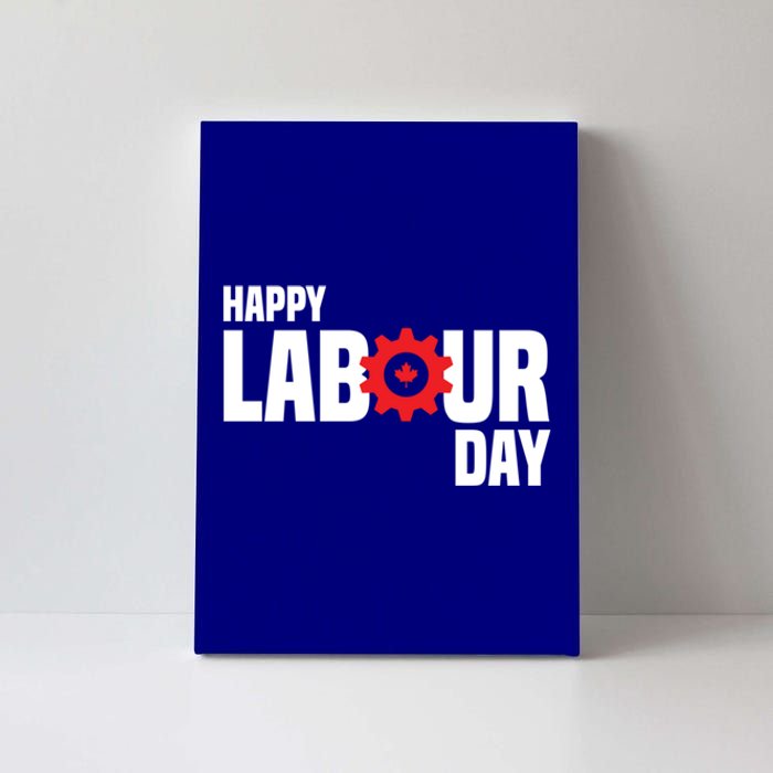 Canada Happy Labour Day Celebration Of Labor Day Laboring Gift Canvas