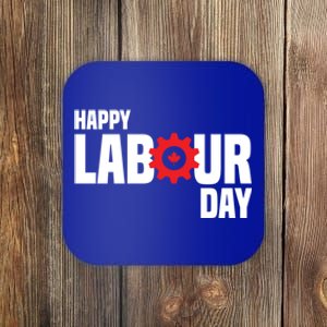 Canada Happy Labour Day Celebration Of Labor Day Laboring Gift Coaster