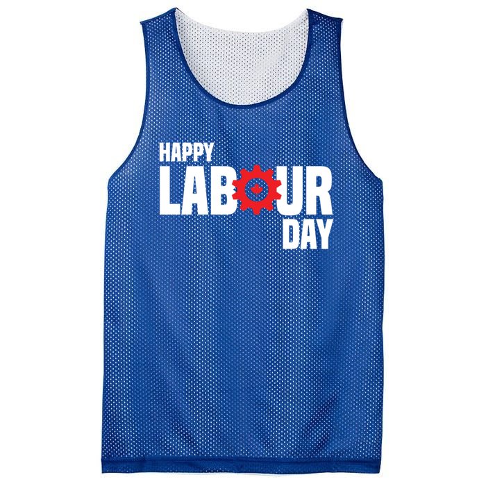 Canada Happy Labour Day Celebration Of Labor Day Laboring Gift Mesh Reversible Basketball Jersey Tank