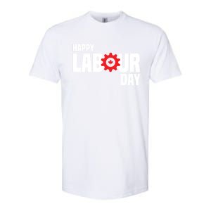 Canada Happy Labour Day Celebration Of Labor Day Laboring Gift Softstyle CVC T-Shirt