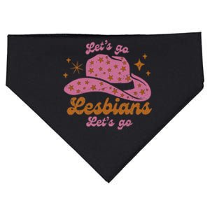 Cow Hat Let's Go Lesbians Western Cowgirls USA-Made Doggie Bandana