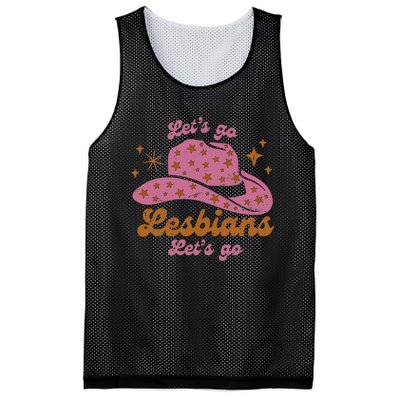 Cow Hat Let's Go Lesbians Western Cowgirls Mesh Reversible Basketball Jersey Tank